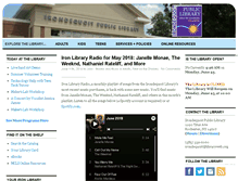 Tablet Screenshot of irondequoitlibrary.org